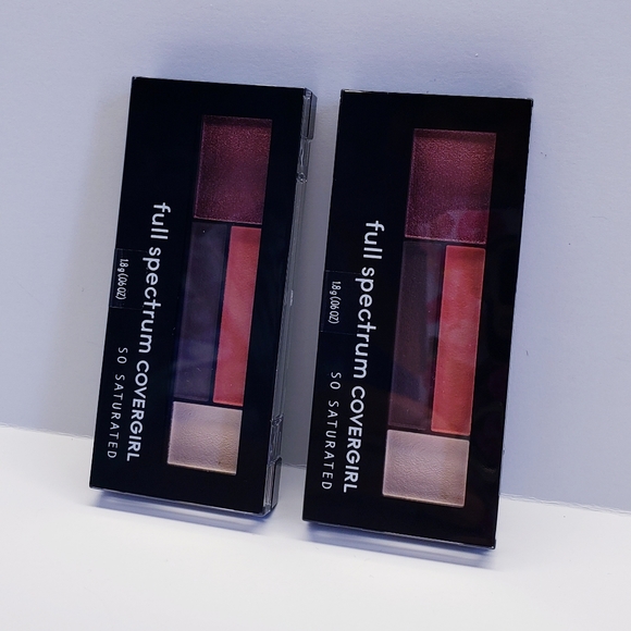 COVERGIRL So Saturated Quad Palette, FS210 With It, 0.06 oz,4 Shades (2 pack) - Picture 6 of 8